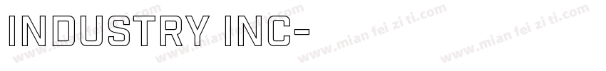 Industry Inc字体转换